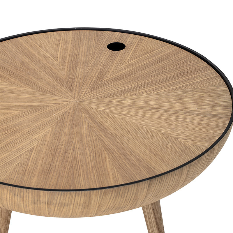 Table basse ronde avec coffre en bois Bloomingville - Board 