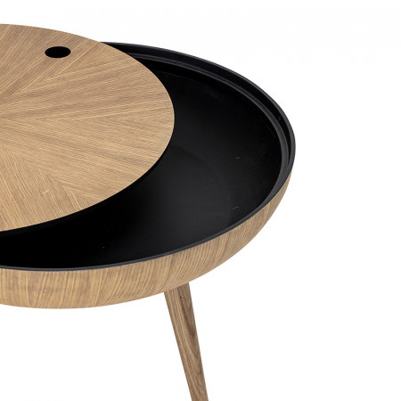 Table basse ronde avec coffre en bois Bloomingville - Board 