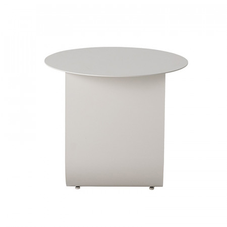 Table d'appoint blanche contemporaine Bloomingville - Chey 