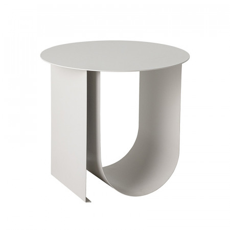 Table d'appoint blanche contemporaine Bloomingville - Chey 