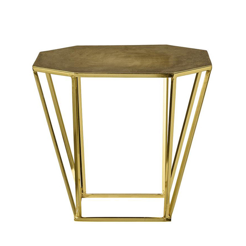 Table d´appoint dorée design Bloomingville - Diamond 
