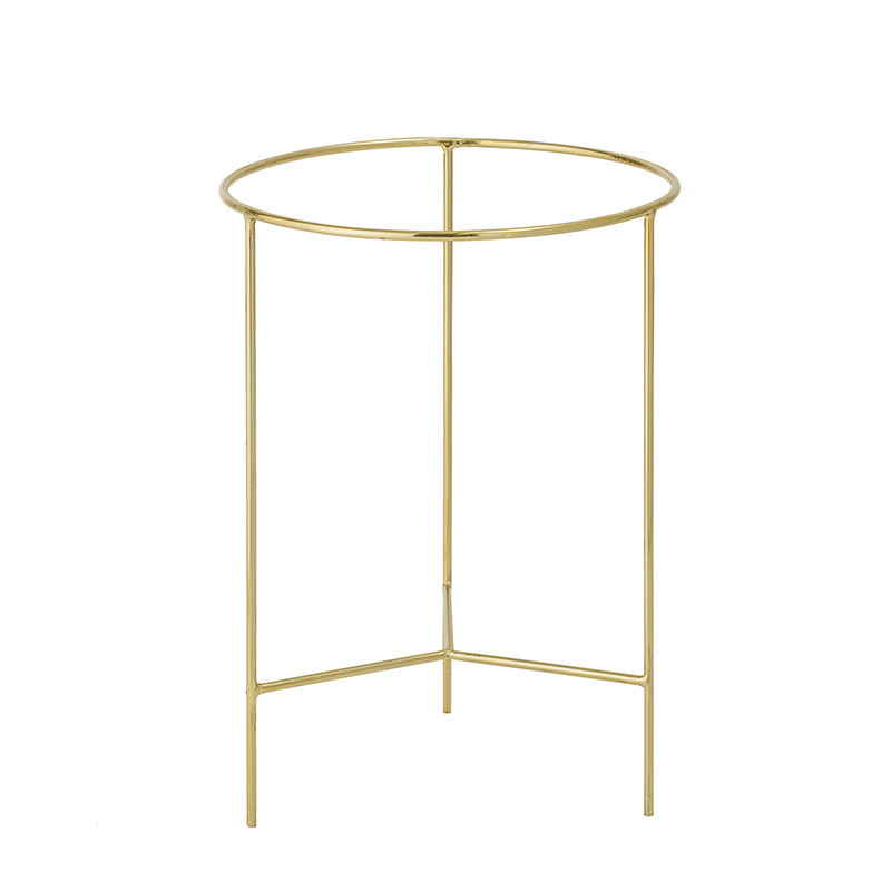 Table d'appoint dorée et rose Bloomingville - Lovi