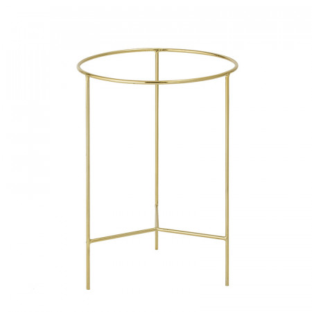 Table d'appoint dorée et rose Bloomingville - Lovi