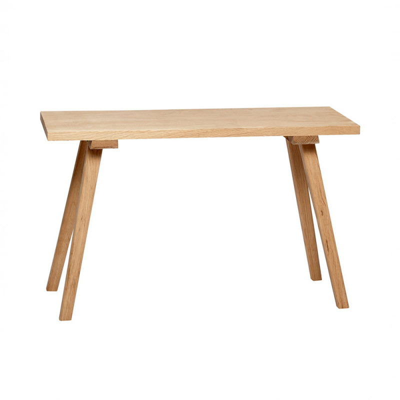 Petit banc en chêne scandinave Hubsch - Sine 