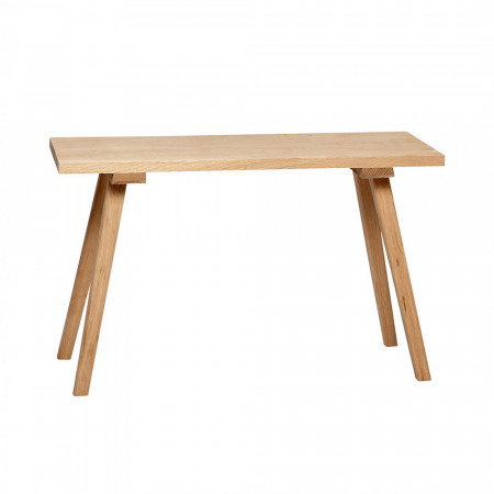 Petit banc en chêne scandinave Hubsch - Sine 