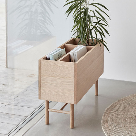 Jardinière bois style scandinave Hubsch - Pao