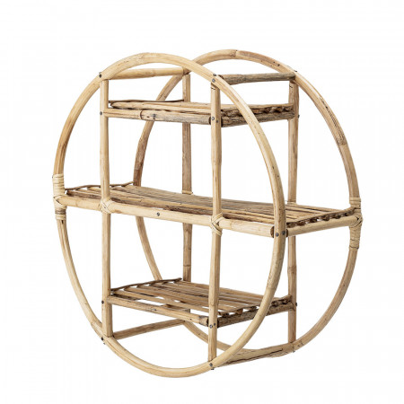 Etagere murale en bois naturel ronde Bloomingville - Canet