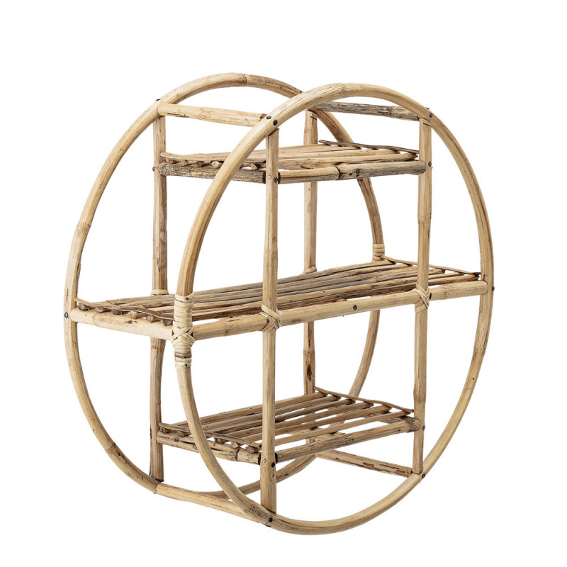 Etagere murale ronde bois naturel Bloomingville - Canet