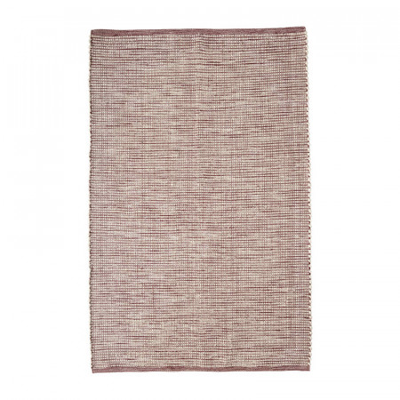 Tapis blanc et rouge bordeaux 180x120 Hubsch - Tyson