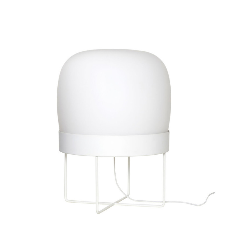 Lampe de sol design blanche Hubsch - Lior 