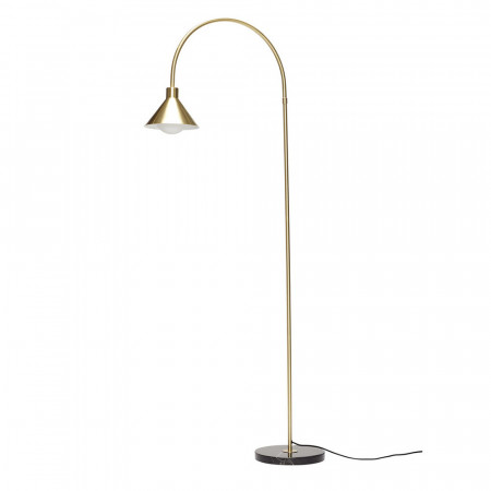 Lampadaire doré arc design Hubsch - Lore