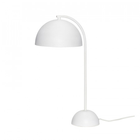 Lampe blanche design dôme Hubsch - Laco 