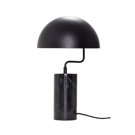Lampe à poser design noire Hubsch - Lam 