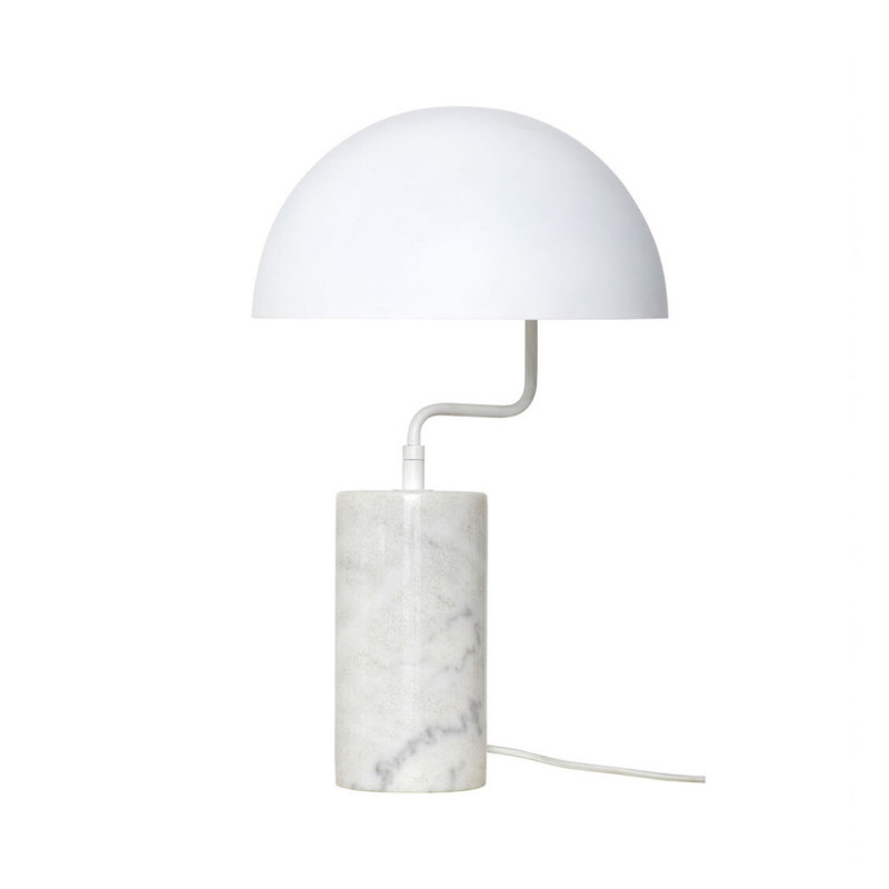 Lampe blanche design Hubsch - Lam 