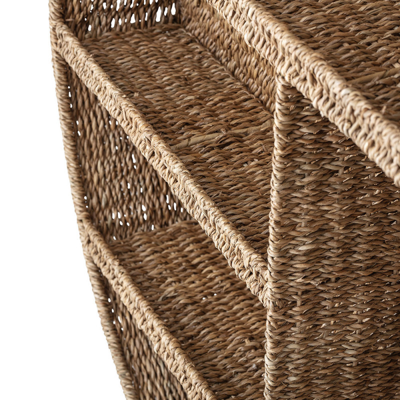 Etagère murale rotin ronde Bloomingville - Mayo