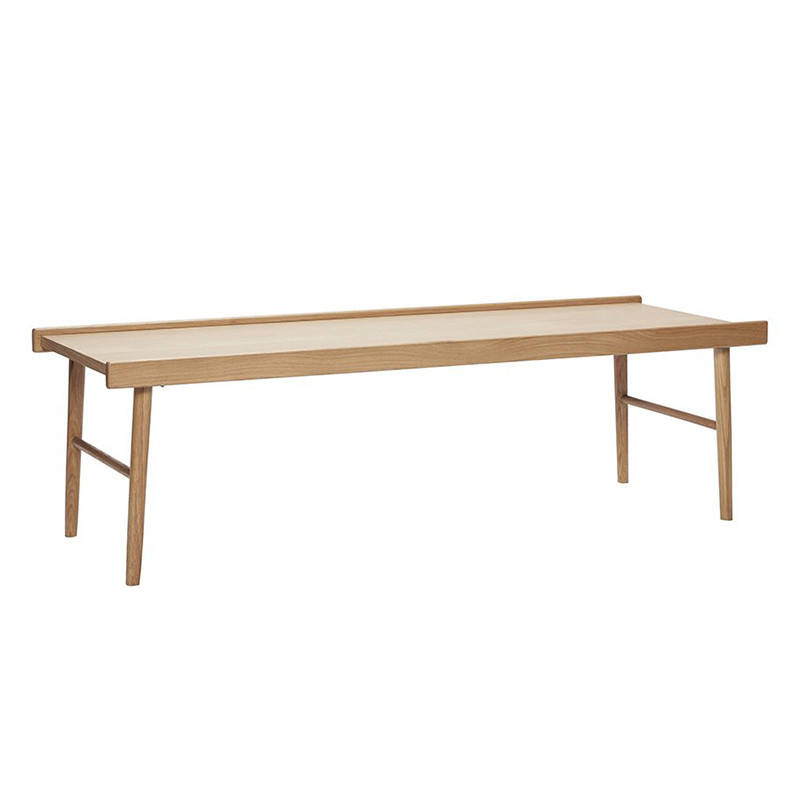 Grande table basse bois scandinave rectangulaire - Sine