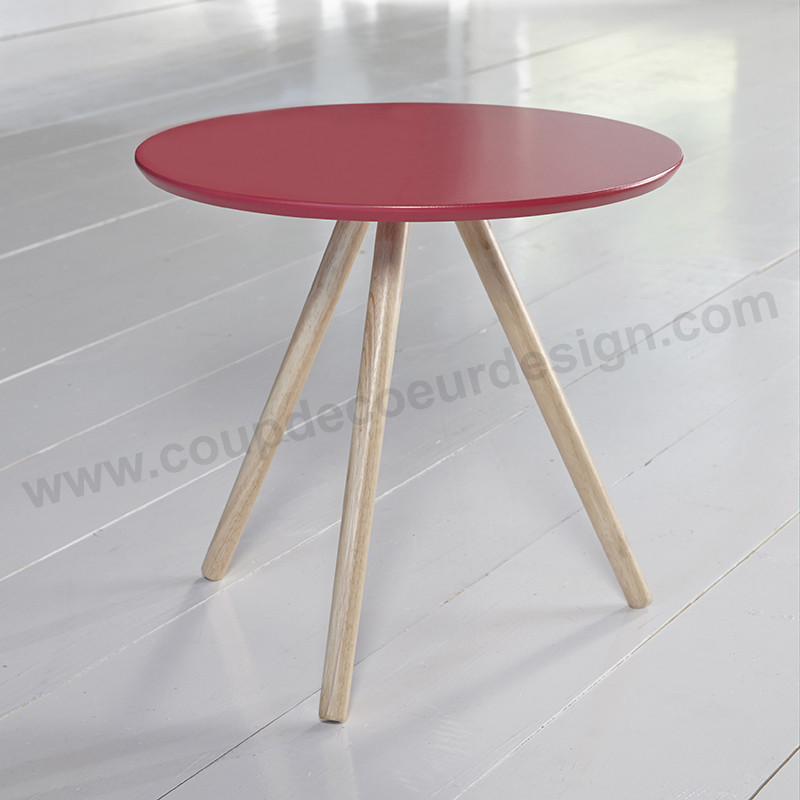 Table d'appoint rose style scandinave - Field 