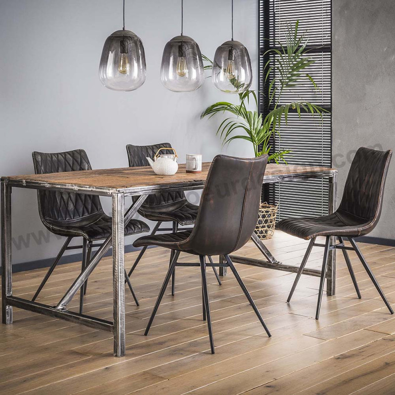Table bois brut style industriel - Drift 