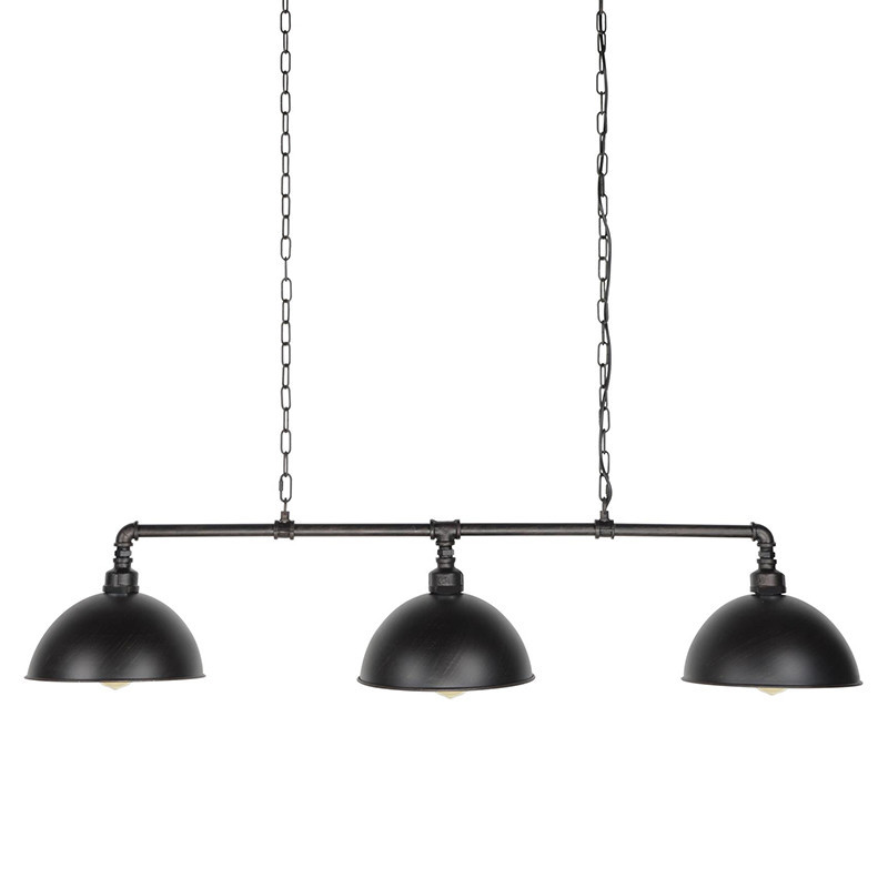 Lustre style industriel métal noir sur CDC Design