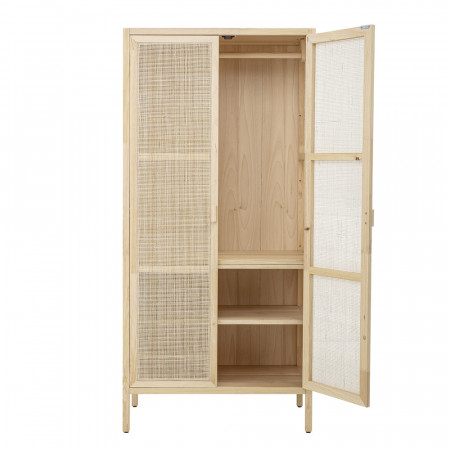 Armoire arrondie en rotin RIM - Made in Meubles