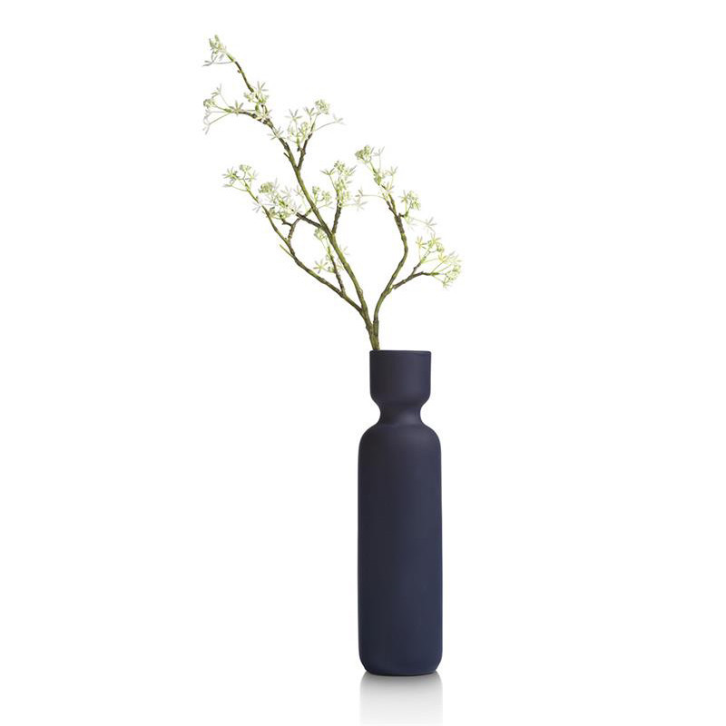 Vase bleu design en céramique H36cm - Kato Vase bleu design en céramique H36cm - Kato