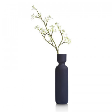 Vase bleu design en céramique H36cm - Kato 