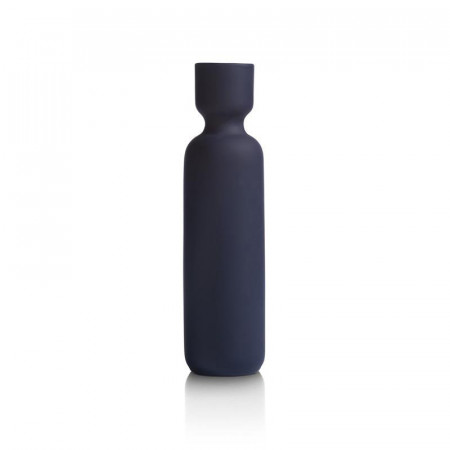 Vase bleu design en céramique H36cm - Kato 