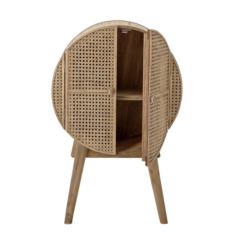 Petit meuble de rangement en cannage Bloomingville sur CDC Design