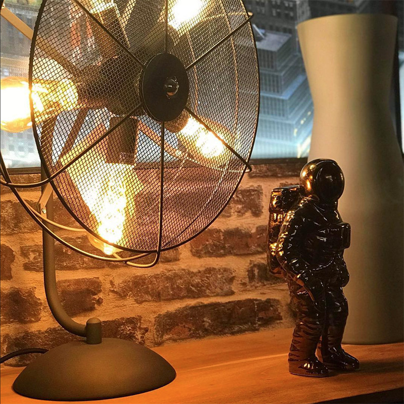 Lampe style industriel ventilateur - Fan 