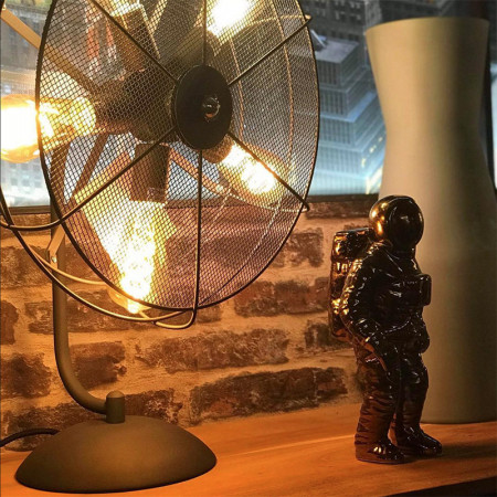 Lampe style industriel ventilateur - Fan 