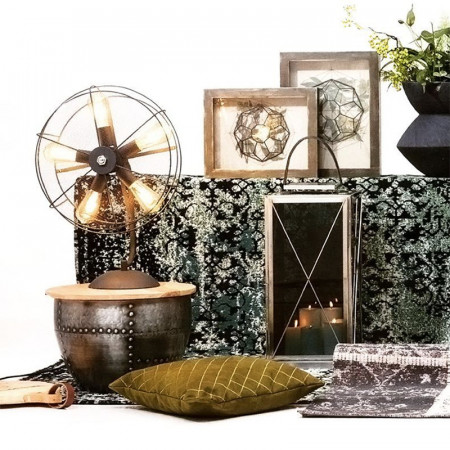Lampe style industriel ventilateur - Fan 