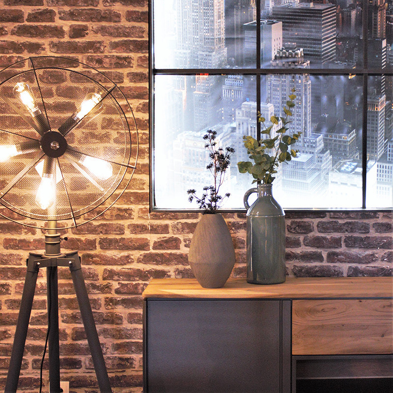 Lampadaire design style industriel ventilateur - Fan Lampadaire design style industriel ventilateur - Fan