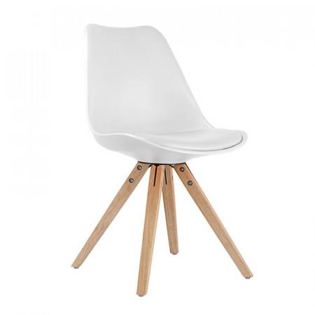 Chaise style scandinave blanche - Ella 