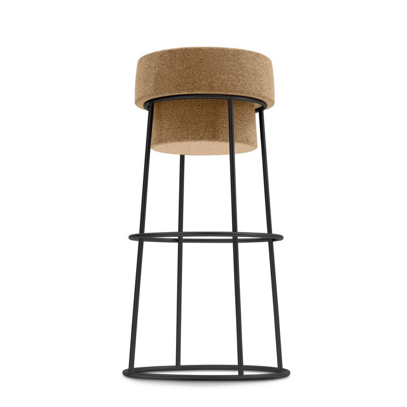 Tabouret de bar scandinave blanc sur Coup de Cœur Design