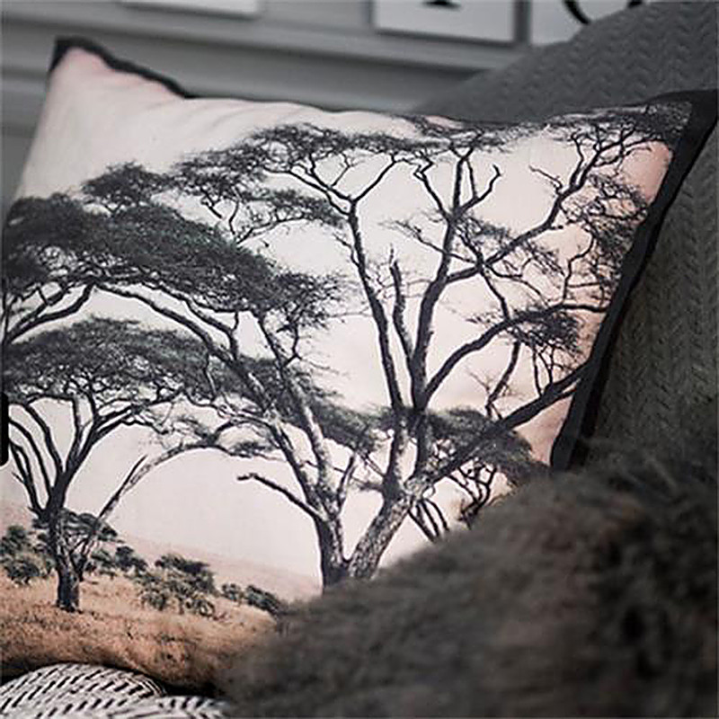 Coussin imprimé safari nature - Trip 