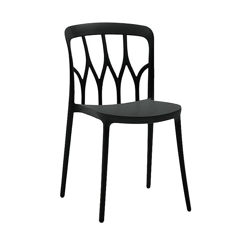 Chaise de jardin polypropylène design noir Bontempi Casa - Galaxy 