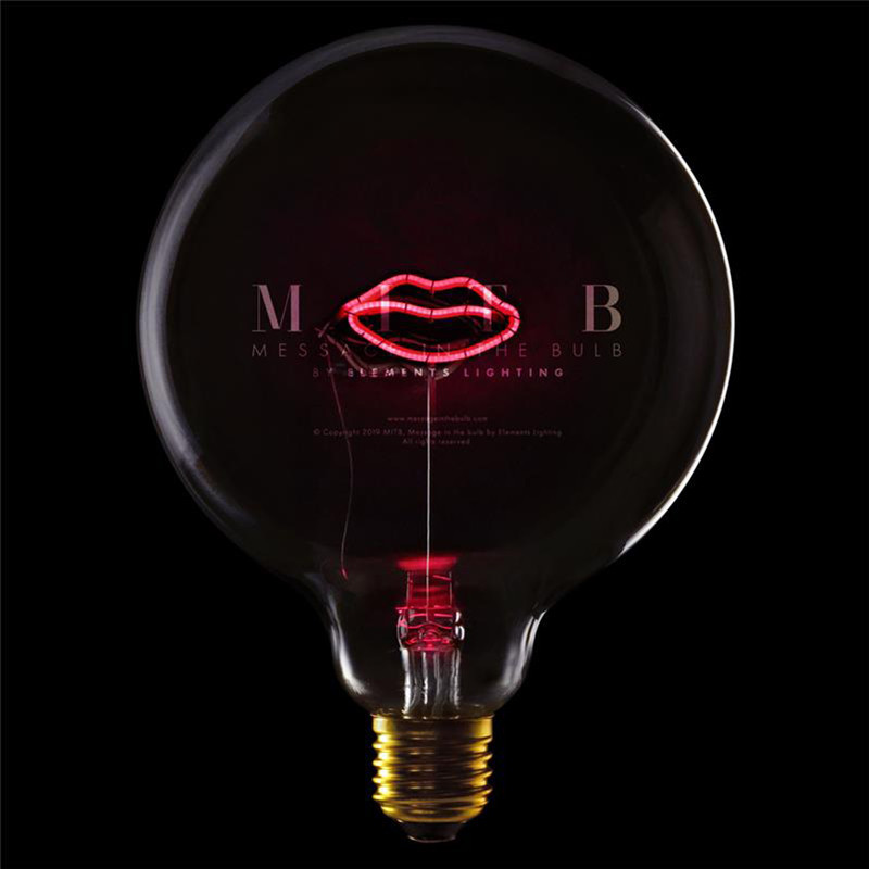 Ampoule led design déco message La vie en rose CDC Design