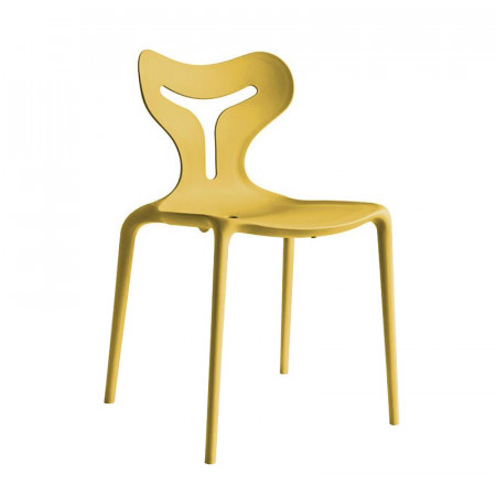 Chaise de jardin design jaune moutarde Connubia - Area51