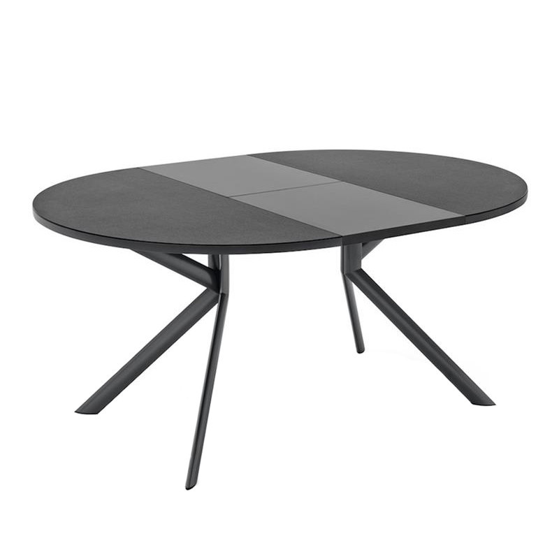 Table en céramique extensible ronde Connubia - Giove 