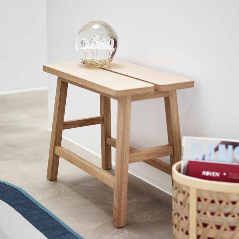 Tabouret bas style scandinave Hubsch - Sine 