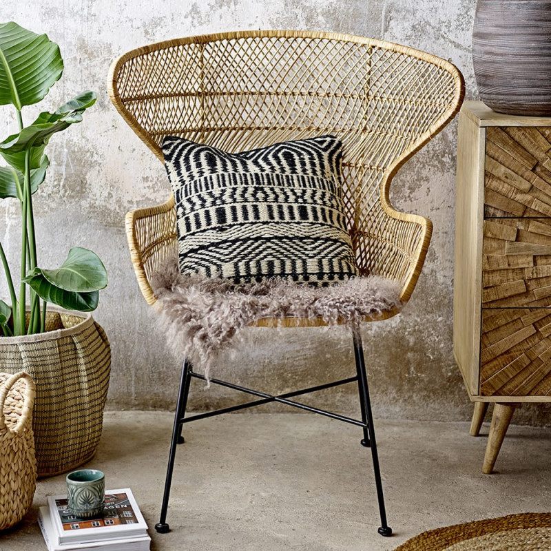 Fauteuil de jardin style bohème