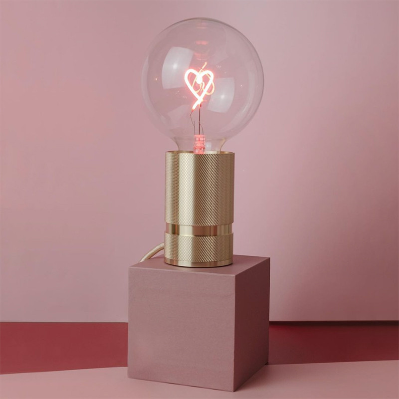 Ampoule design déco message Cœur sur Coup de Cœur Design