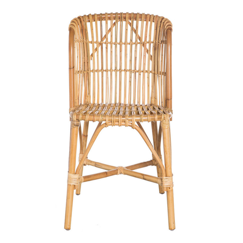 Chaise rotin et bambou naturel - Valio 