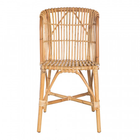 Chaise rotin et bambou naturel - Valio 
