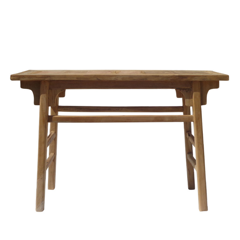 Meuble console d'entrée en bois de teck - Boli 