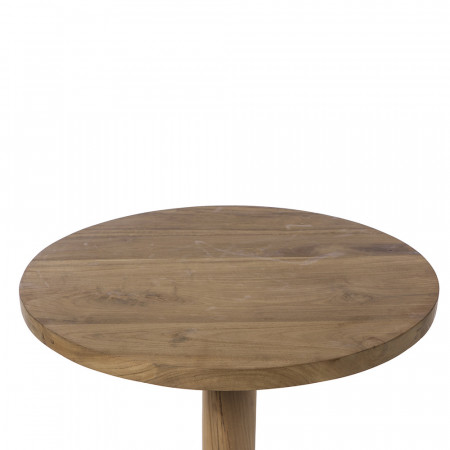Petite table ronde en bois 80 cm - Moli 