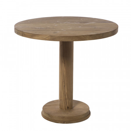 Petite table ronde en bois 80 cm - Moli 