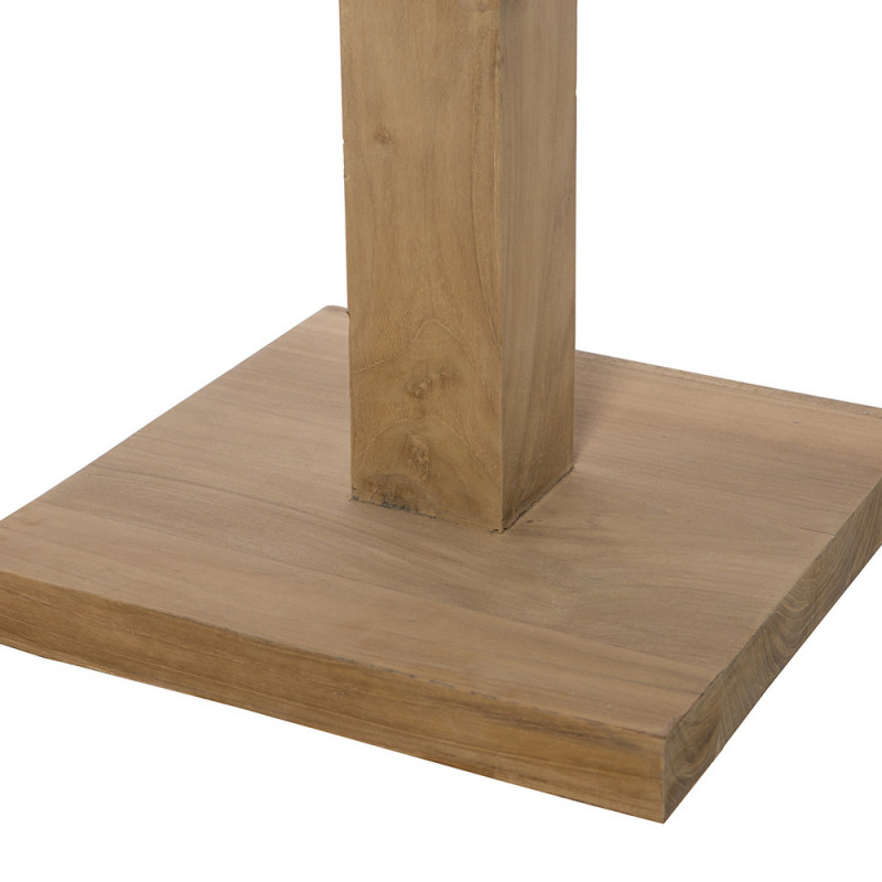 Petite table en bois carrée 70cm - Moli 