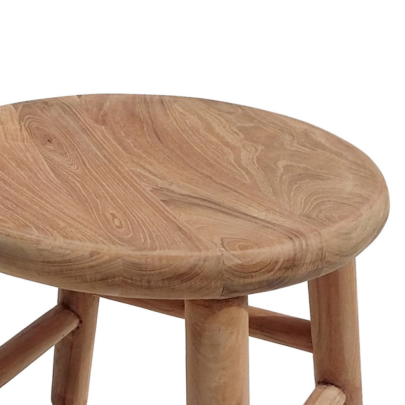 Tabouret marche pied en bois design - Camp