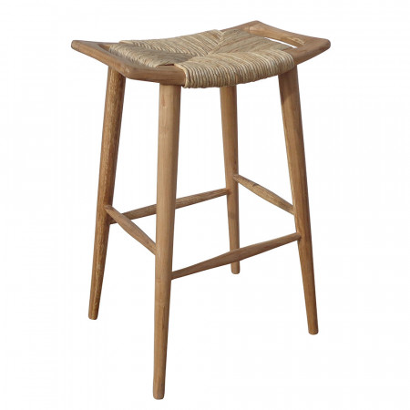 Tabouret de bar design en bois sans dossier - Creti 